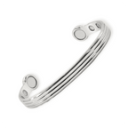 Bio Magnetic Silver Electroplated Copper Bracelet - Karoo Earth