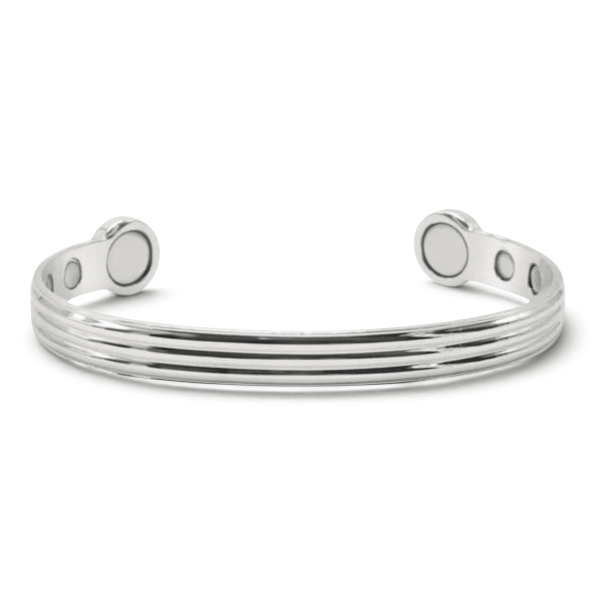 Bio Magnetic Silver Electroplated Copper Bracelet - Karoo Earth