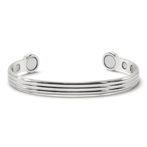 Bio Magnetic Silver Electroplated Copper Bracelet - Karoo Earth