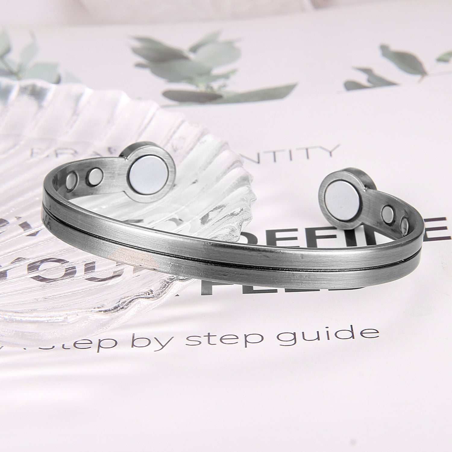 Bio Magnetic Silver Electroplated Copper Bracelet - Karoo Earth