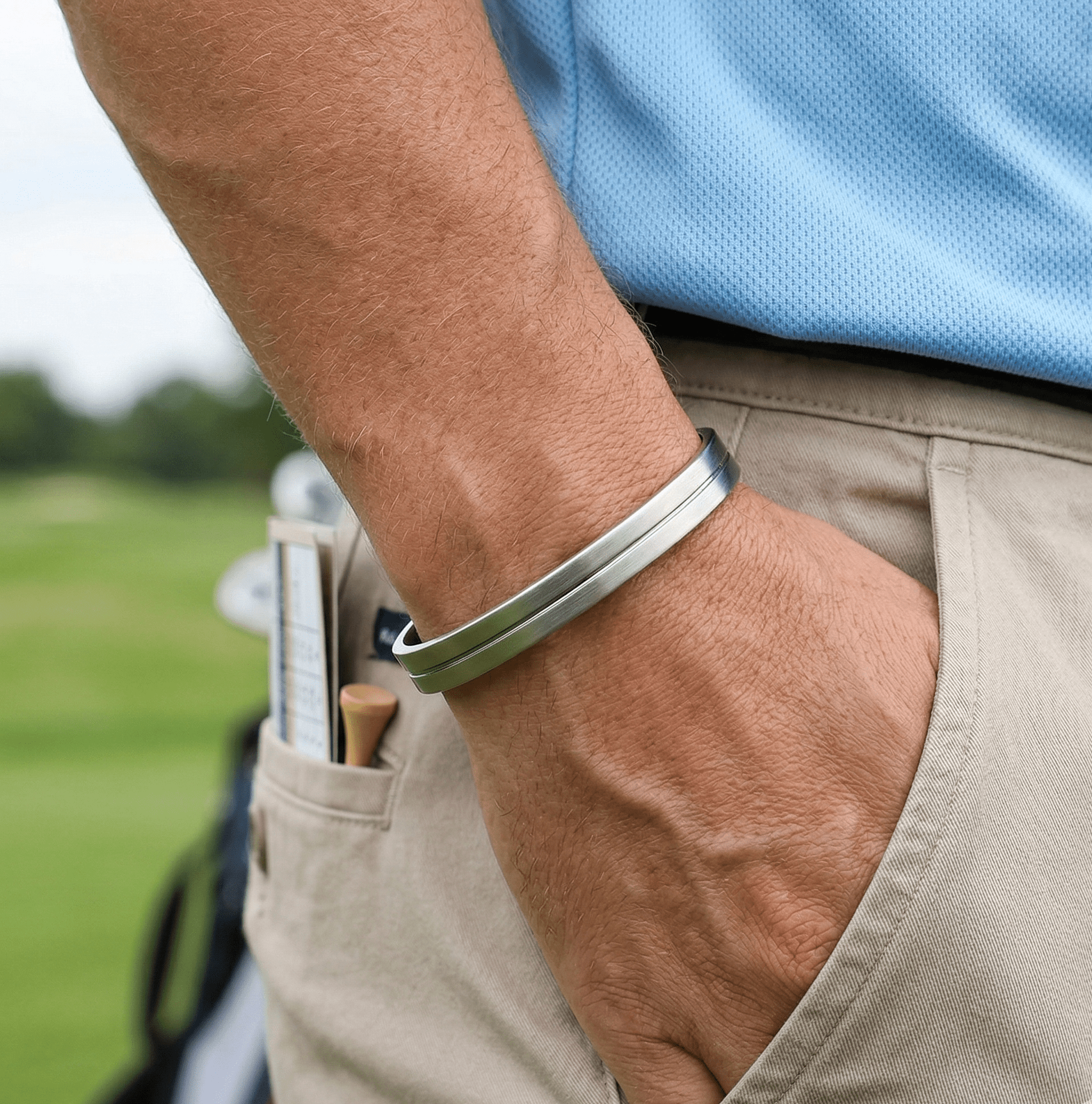 Bio Magnetic Silver Electroplated Copper Bracelet - Karoo Earth