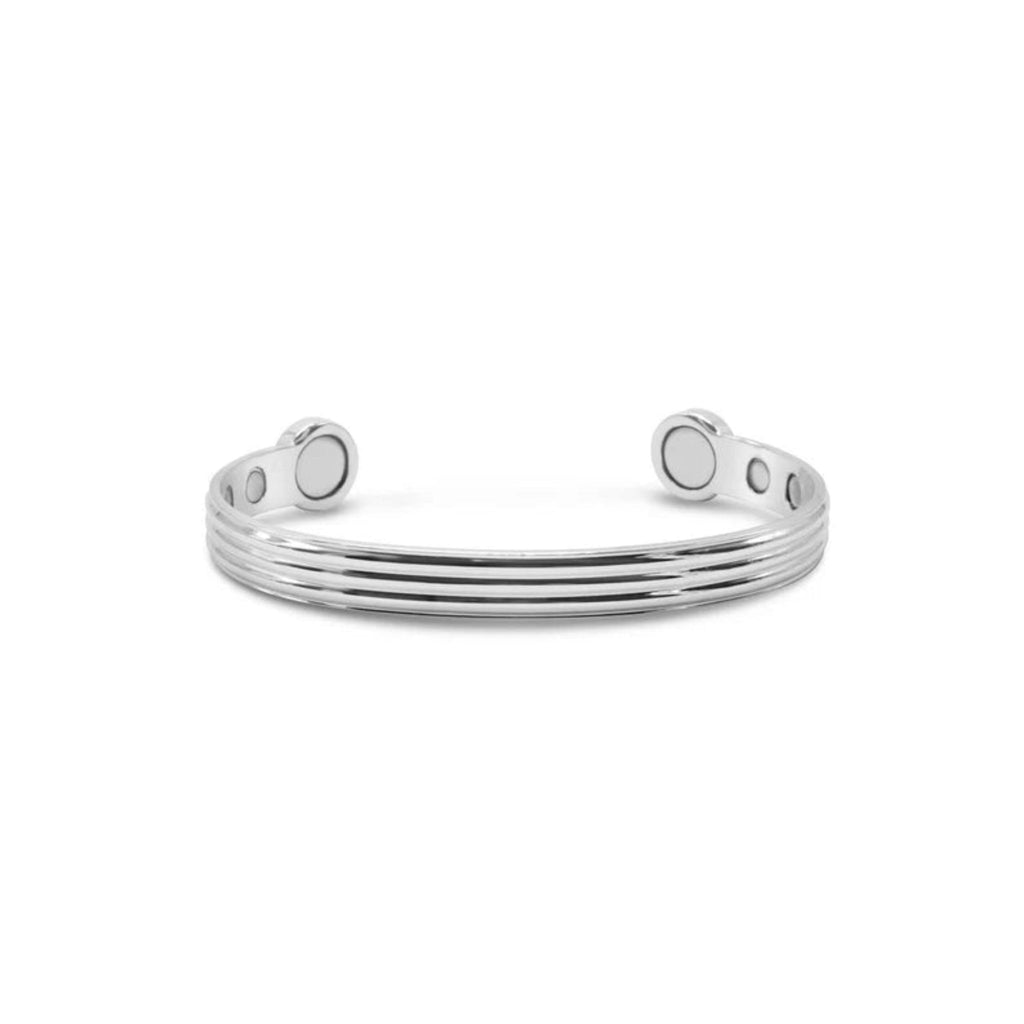 Bio Magnetic Silver Electroplated Copper Bracelet - Karoo Earth