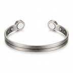 Bio Magnetic Silver Electroplated Copper Bracelet - Karoo Earth