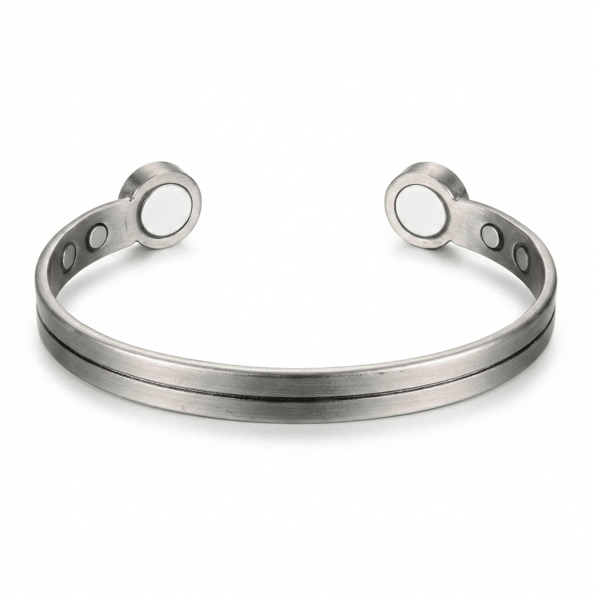 Bio Magnetic Silver Electroplated Copper Bracelet - Karoo Earth
