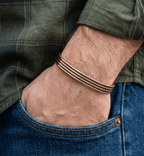 Bio Magnetic Threaded High Power Pure Copper Bracelet - Karoo Earth