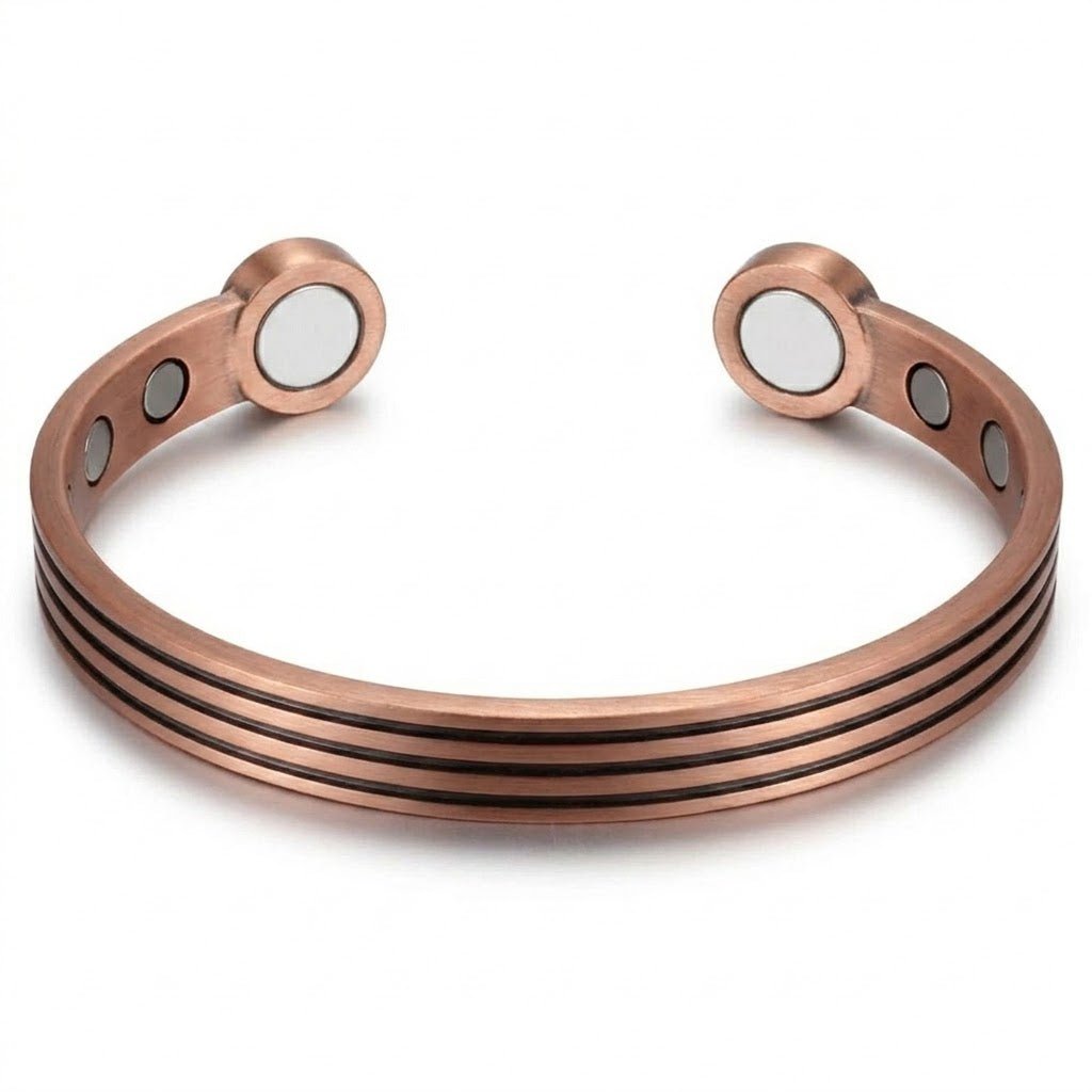 Bio Magnetic Threaded High Power Pure Copper Bracelet - Karoo Earth