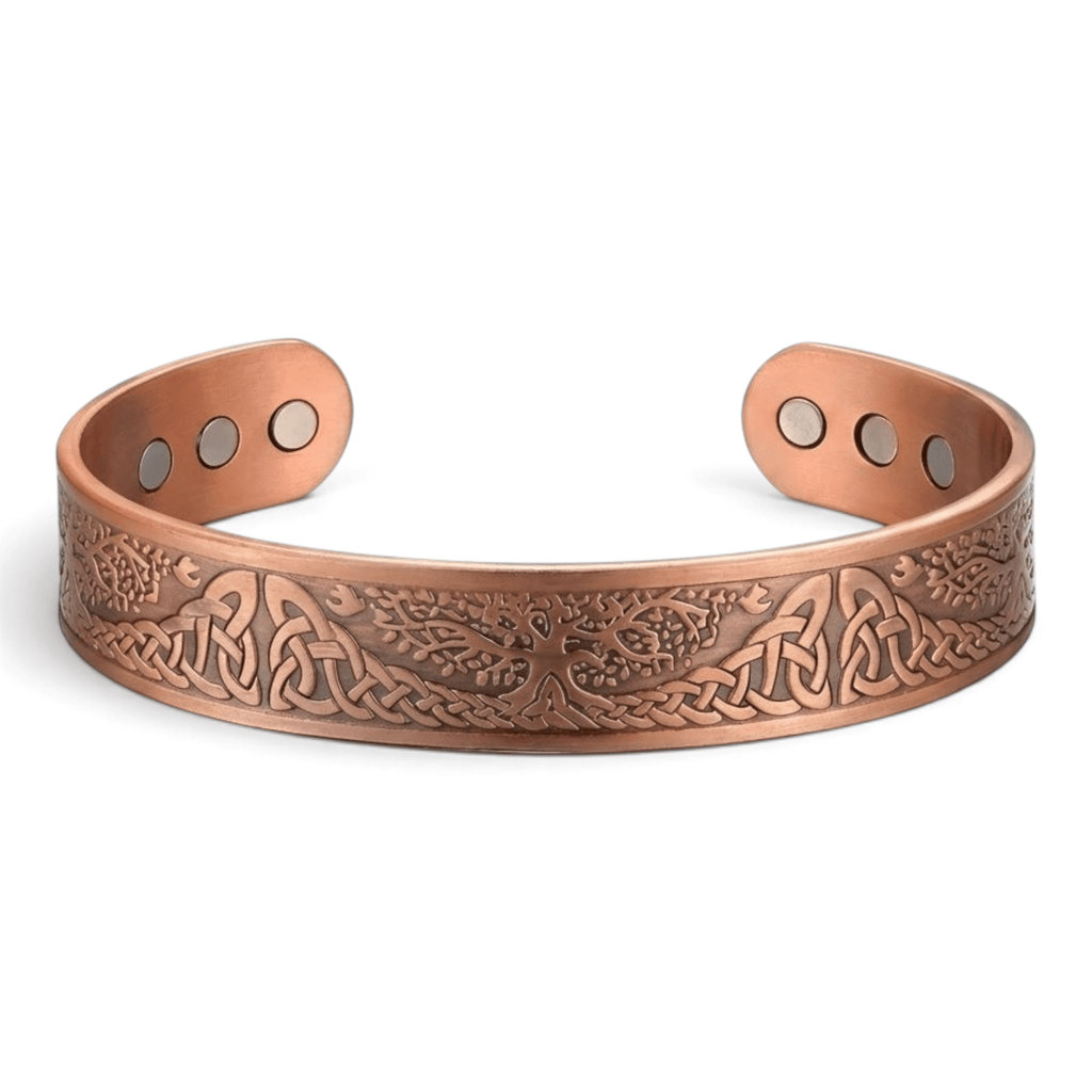 Bio Magnetic Tree of Life Pure Copper Bracelet - Karoo Earth