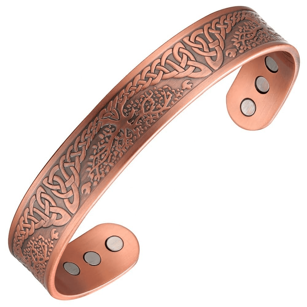 Bio Magnetic Tree of Life Pure Copper Bracelet - Karoo Earth