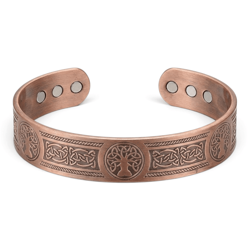 Bio Magnetic Tree of Life Pure Copper Bracelet - Karoo Earth