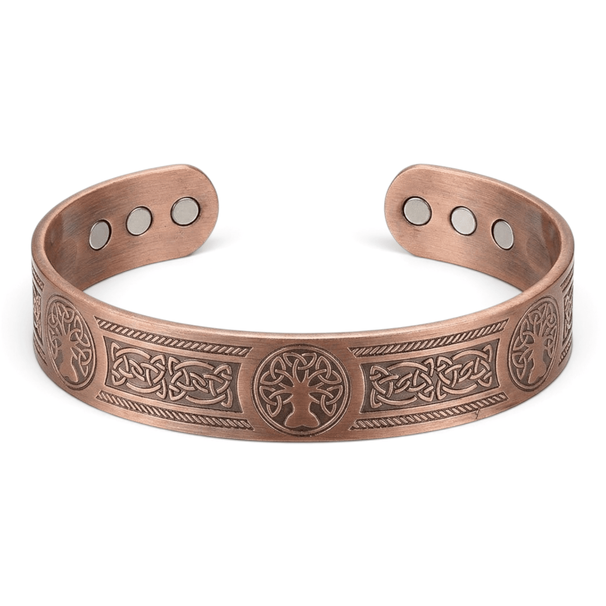 Bio Magnetic Tree of Life Pure Copper Bracelet - Karoo Earth