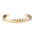 Bio Magnetic Tri-tone Pure Copper Bracelet - Karoo Earth