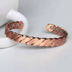 Bio Magnetic Twisted Pure Copper Bracelet - Karoo Earth