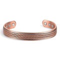 Bio Magnetic Two Tone Pure Copper Bracelet - Karoo Earth
