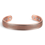 Bio Magnetic Two Tone Pure Copper Bracelet - Karoo Earth
