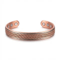 Bio Magnetic Two Tone Pure Copper Bracelet - Karoo Earth