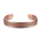 Bio Magnetic Two Tone Pure Copper Bracelet - Karoo Earth