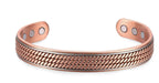 Bio Magnetic Two Tone Pure Copper Bracelet - Karoo Earth