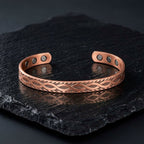 Bio Magnetic Weave Design Pure Copper Bracelet - Karoo Earth
