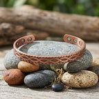 Bio Magnetic Weave Design Pure Copper Bracelet - Karoo Earth
