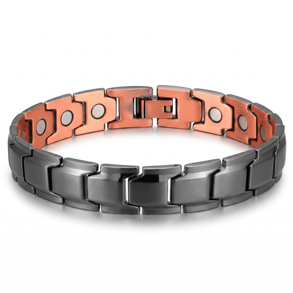 Black Electroplated High Strength Pure Copper Link Bracelet - Karoo Earth
