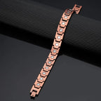 Black Electroplated High Strength Pure Copper Link Bracelet - Karoo Earth