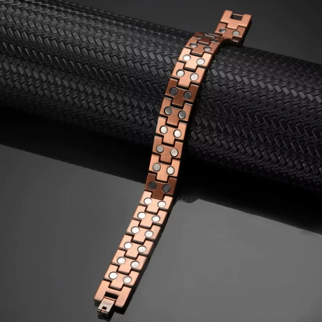 Black Electroplated Ultra Strength Pure Copper Link Bracelet - Karoo Earth
