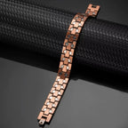 Black Electroplated Ultra Strength Pure Copper Link Bracelet - Karoo Earth