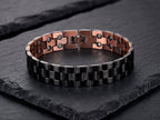 Black Electroplated Ultra Strength Pure Copper Link Bracelet - Karoo Earth