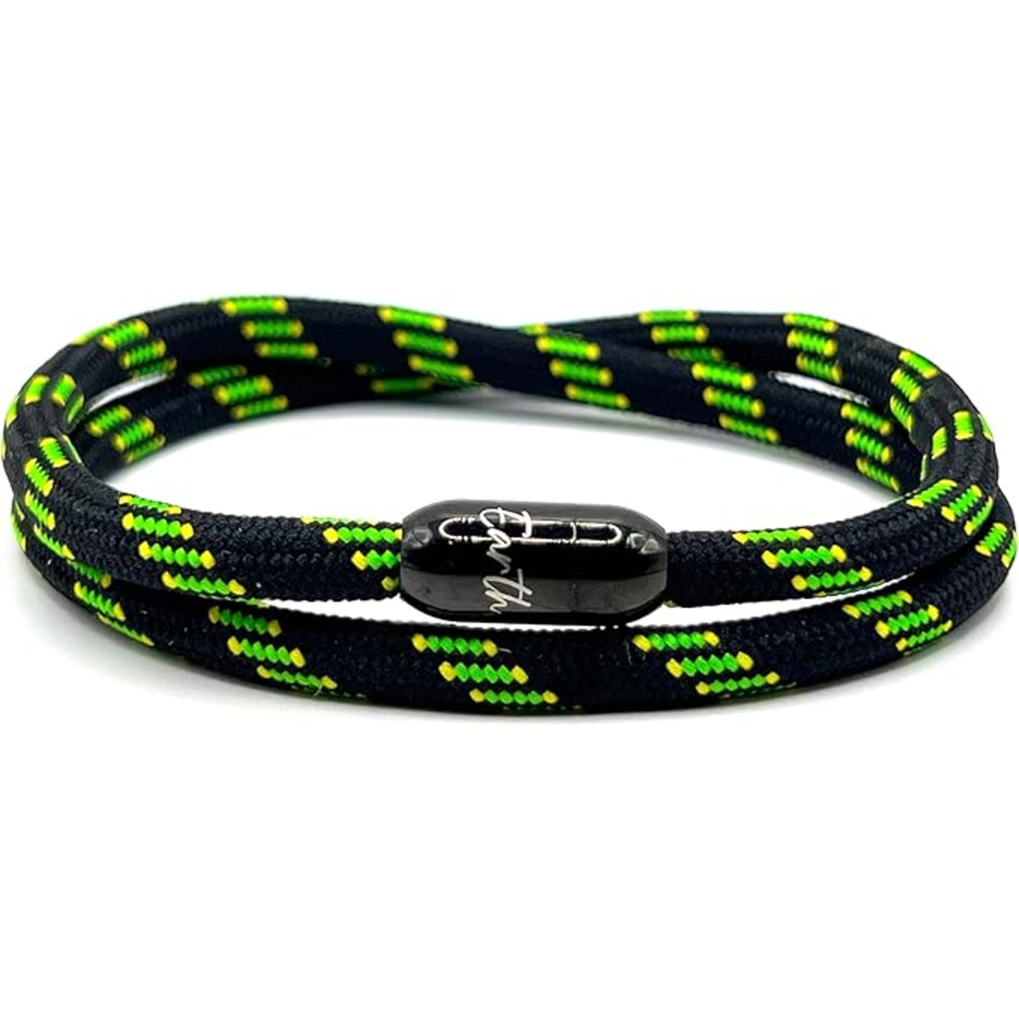 Black & Green Paracord Rope Bracelet - Karoo Earth