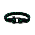 Black & Green Shackle Bracelet - Karoo Earth
