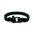 Black & Green Shackle Bracelet - Karoo Earth