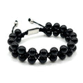 Black Obsidian Double Beaded Bracelet - Karoo Earth