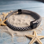 Black & White Karoo Paracord Bracelet - Karoo Earth
