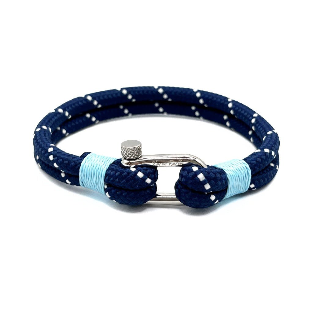 Blue Nautical Shackle Bracelet - Karoo Earth