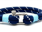 Blue Nautical Shackle Bracelet - Karoo Earth