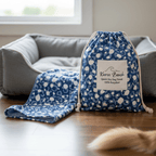 Blue Tidal Quick Dry Dog Towel - Karoo Earth