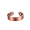 Brushed Copper Magnetic Ring 2 Magnets - Karoo Earth