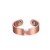 Brushed Copper Magnetic Ring 2 Magnets - Karoo Earth