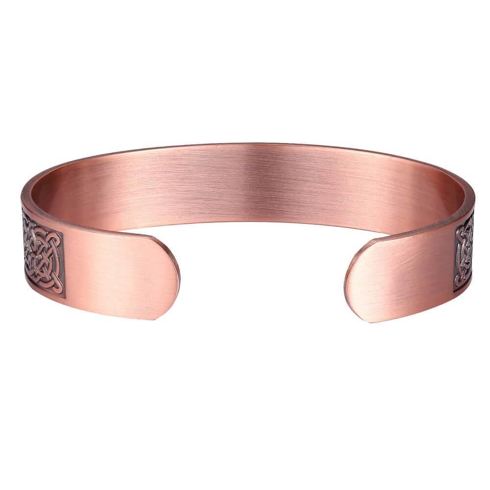 Celtic Pattern Bio Magnetic Pure Copper Bracelet - Karoo Earth