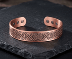 Celtic Pattern Bio Magnetic Pure Copper Bracelet - Karoo Earth