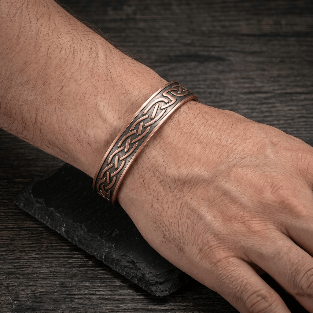 Celtic Pure Copper Bracelet - Karoo Earth