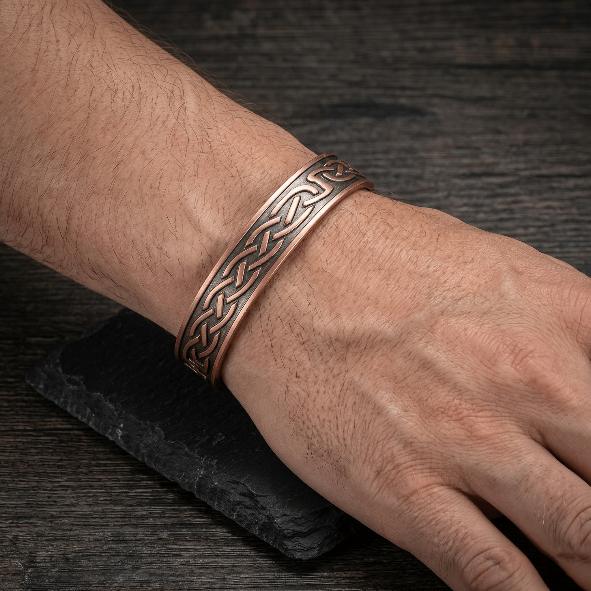 Celtic Pure Copper Bracelet - Karoo Earth