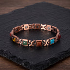 Chakra Link Copper Bracelet - Karoo Earth