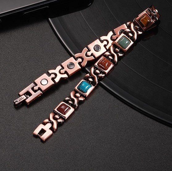 Chakra Link Copper Bracelet - Karoo Earth