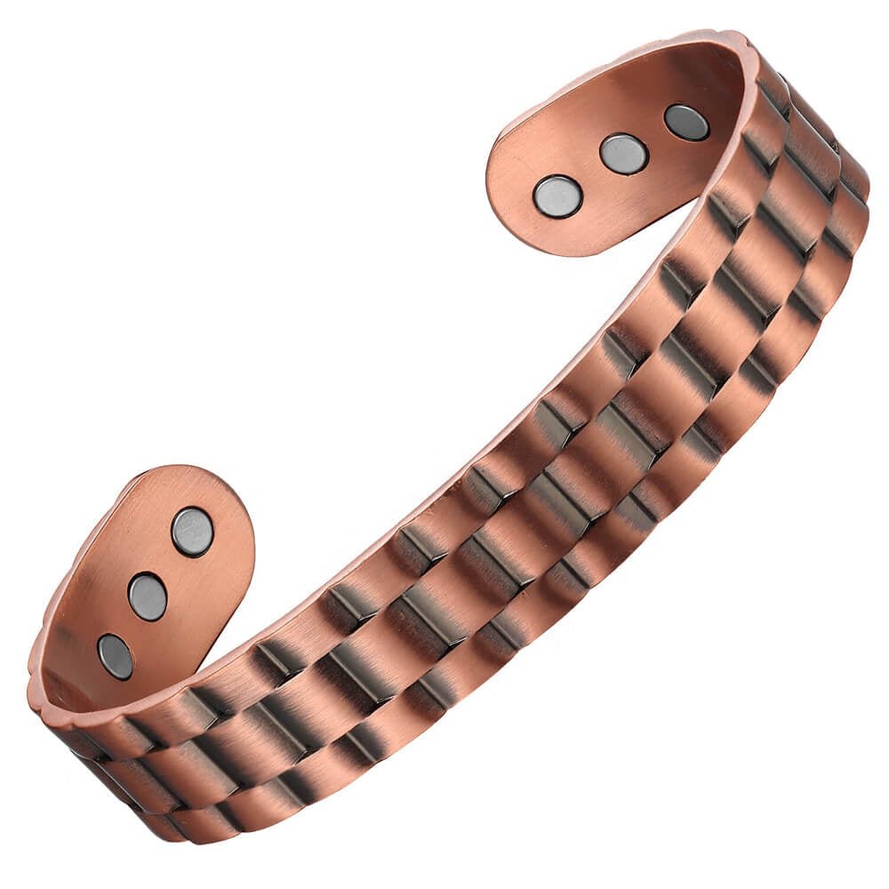 Checkered Copper Bracelet - Karoo Earth