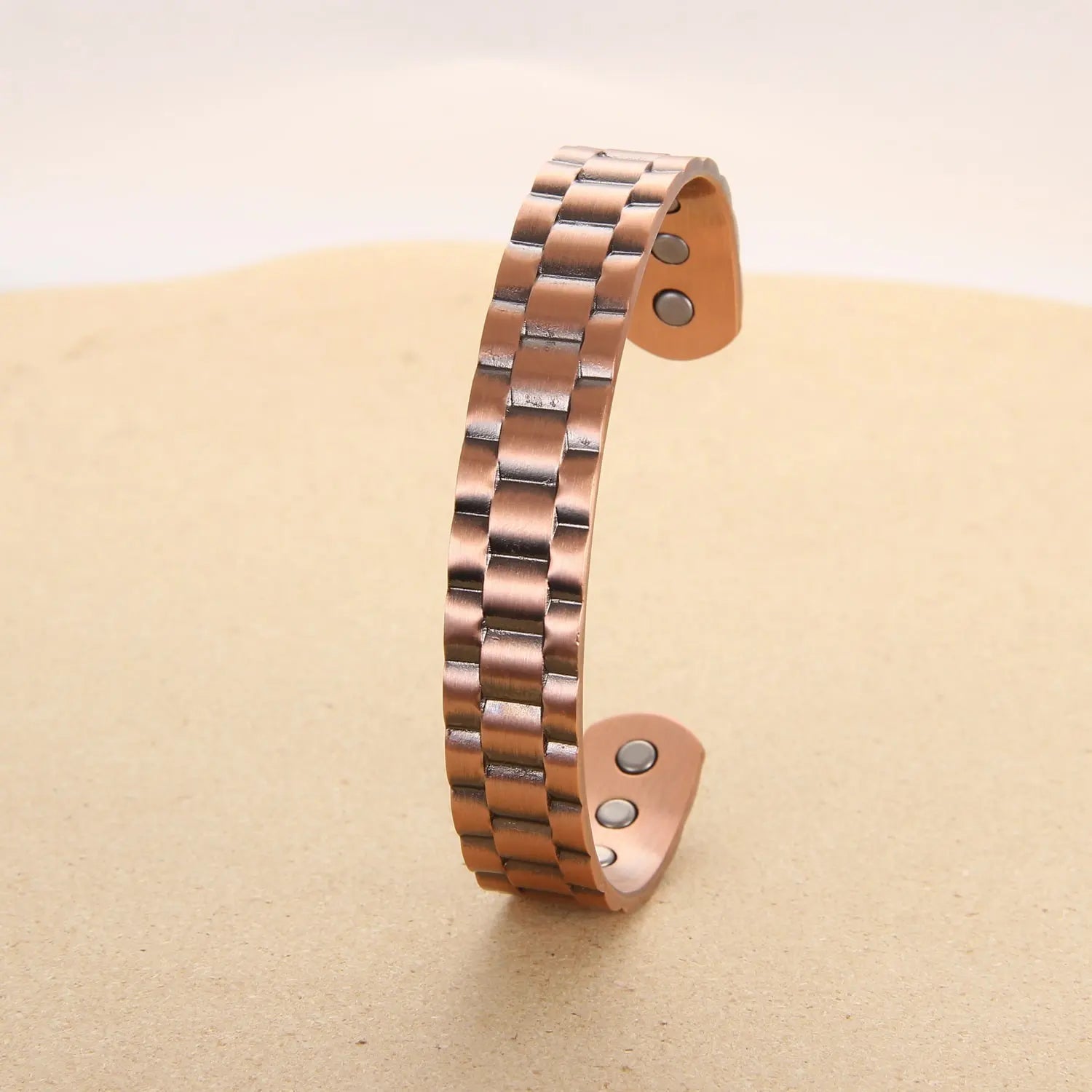Chequered Copper Bracelet - Karoo Earth