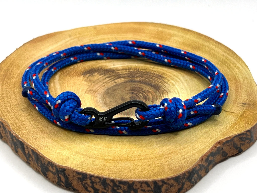 Cobalt Camo Carabiner Bracelet - Karoo Earth