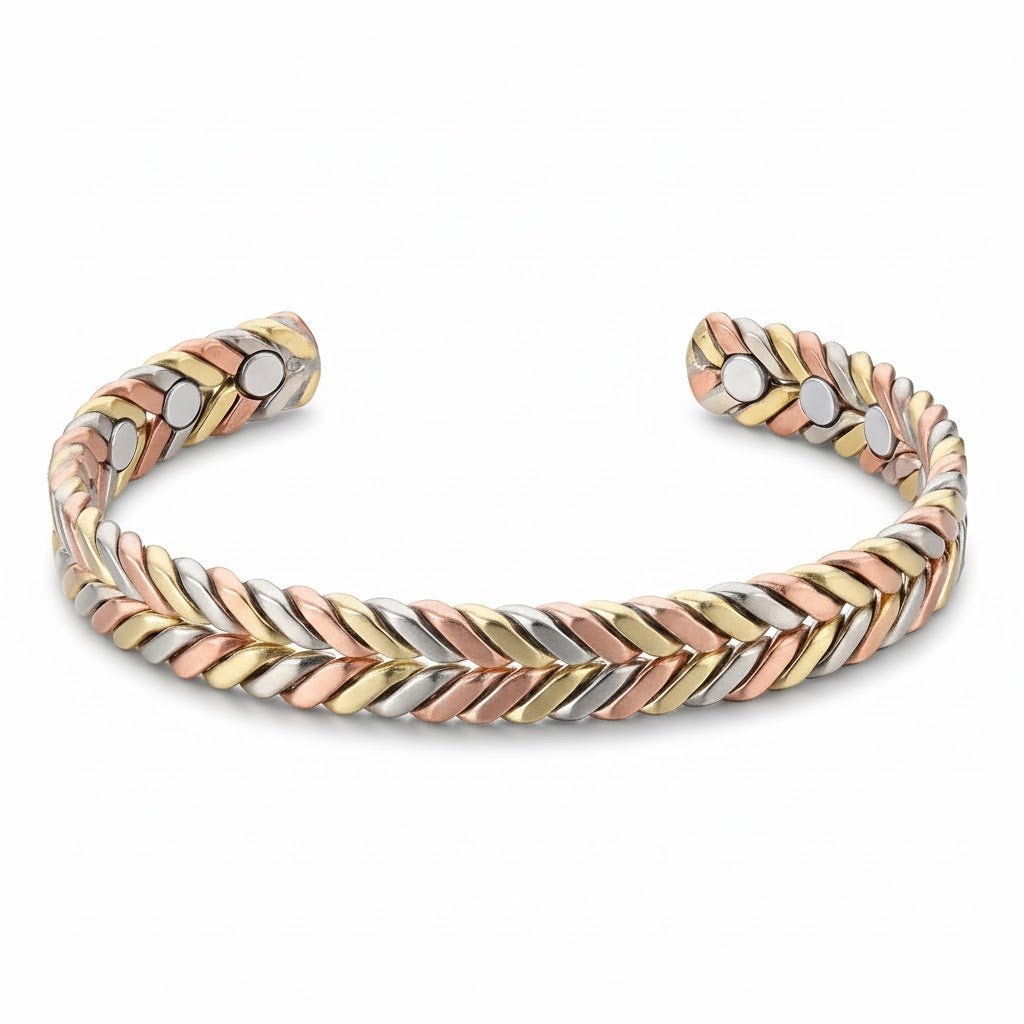 Copper Herringbone Bracelet - Karoo Earth