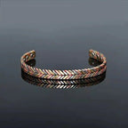 Copper Herringbone Bracelet - Karoo Earth
