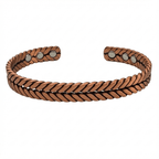 Copper Herringbone Bracelet Plain - Karoo Earth